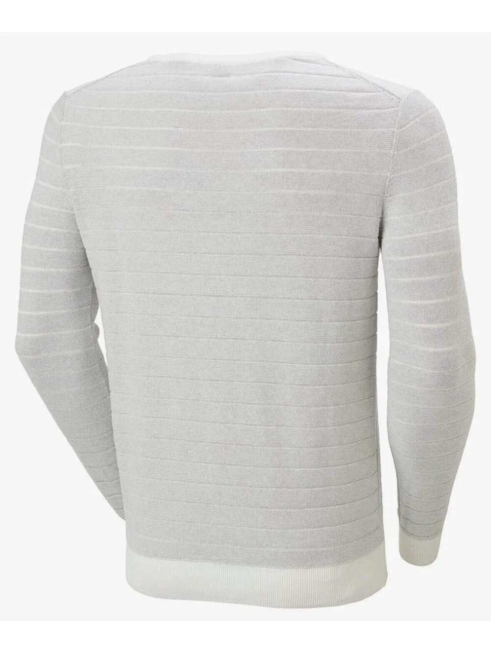 Helly Hansen Men’s Fjord Summer Knit Long Sleeve Cotton Shirt Size XS Off White